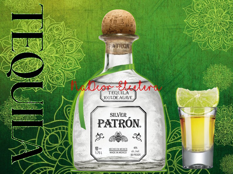 20oz Tequila Patron Straight Tumbler Wrap Etsy
