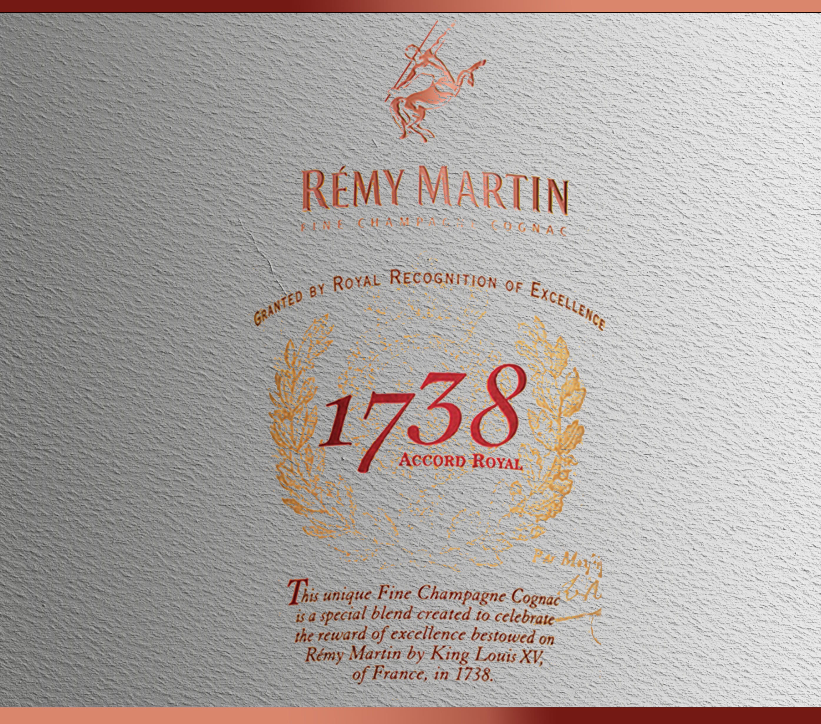 Remy Martin 1738 Label - Etsy
