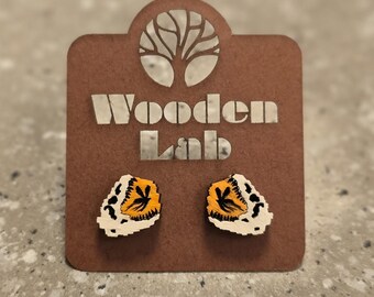 Jurassic Park themed earrings