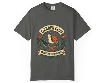 Funny Gardening Shirt, Introvert Gardener Gift, Garden Club T-Shirt, Comfort Colors Plant Lover Tee
