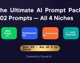 Claude AI ChatGPT Prompts Bundle | 200+ Business Marketing Scripts PDF