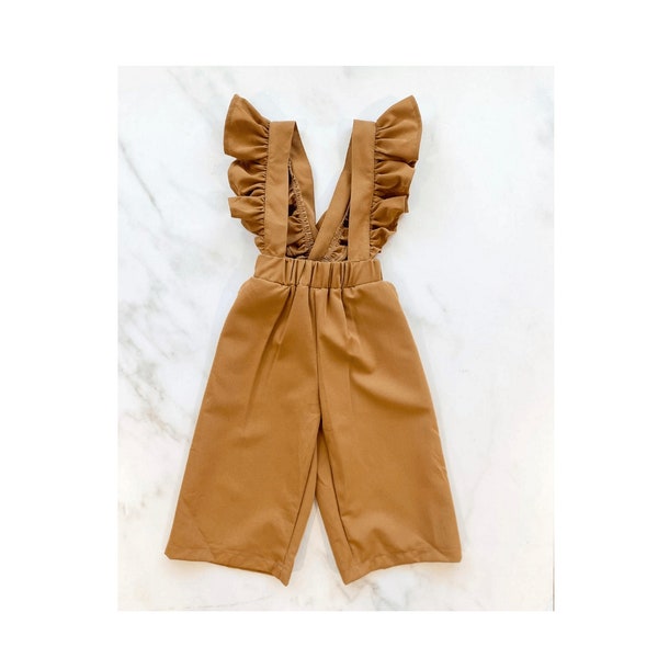 Ruffle Suspender Romper | Ruffle Romper | Summer Girl Outfit | Toddler Girl Romper | Baby Girl Clothes  | Toddler Romper | Baby Girl Romper