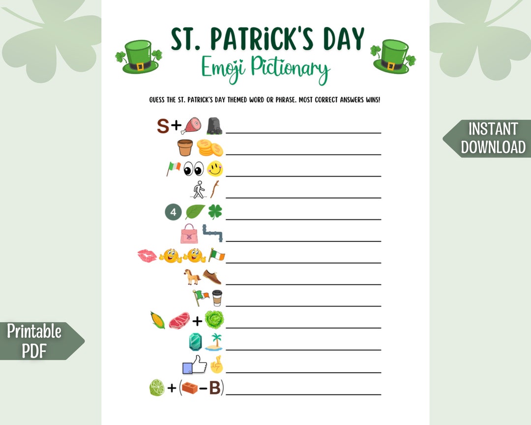 emoji for st patricks day
