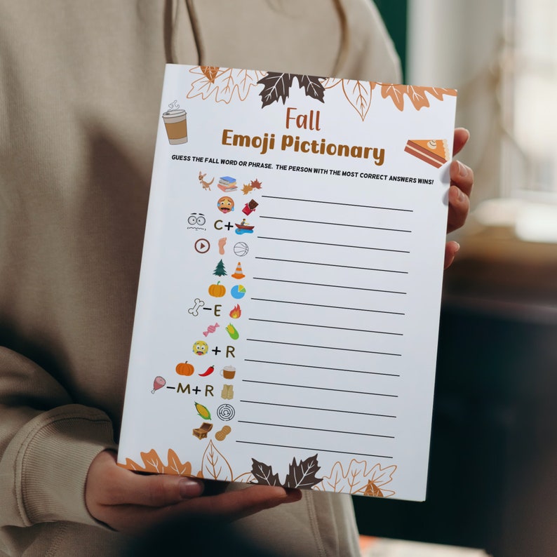 Fall Games Bundle Printable, Fun Autumn Games, Fall Time Family ...