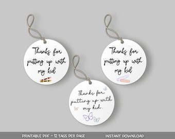 Teacher Appreciation Gift Tag, Teacher Appreciation Week, Thank You Tag, Teacher Gift Tag, Teacher Cookie Tag, Printable Teacher Tags