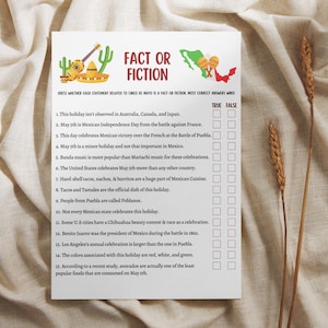 Cinco De Mayo Party Games Printable, Mexican Fiesta Games for Adults ...