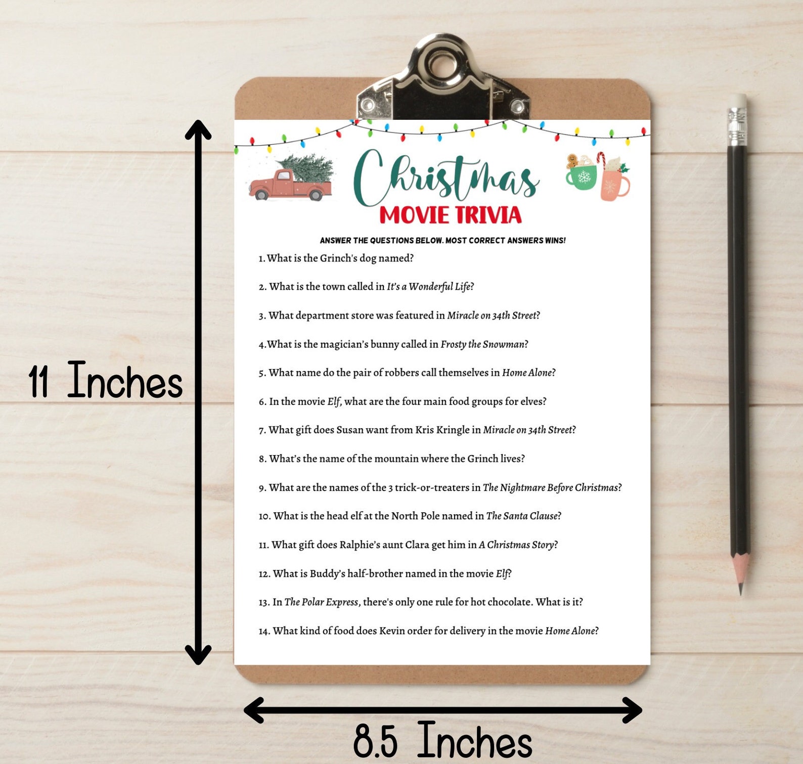 Christmas Movie Trivia Game Printable - Il 1588xN.4373156882 Hr9f 