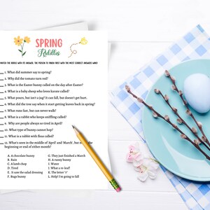 Spring Games Bundle Printable Spring Activities Adults & - Etsy
