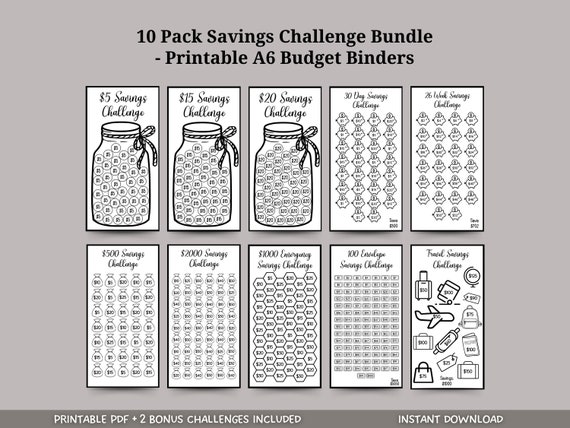 JAPAN Travel Savings Challenge - A6 + A4 Printable PDF