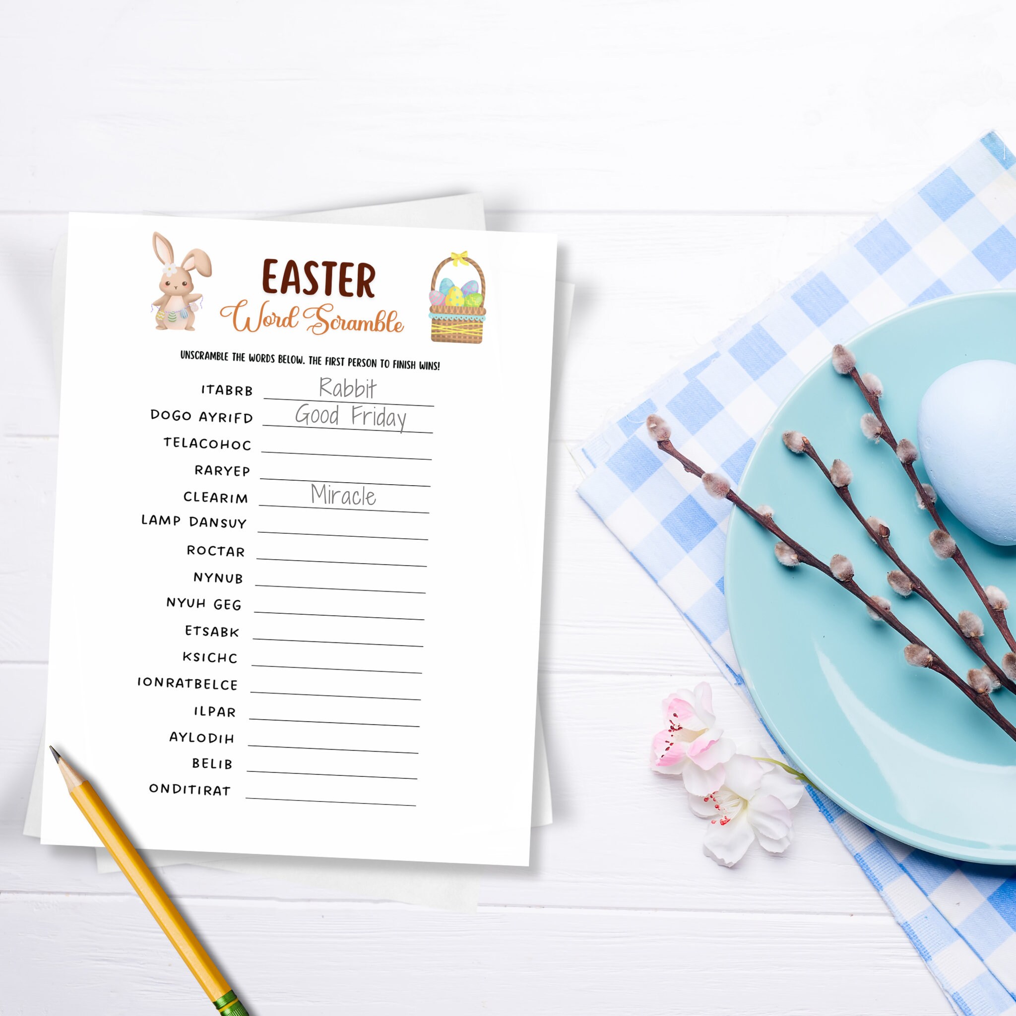 Easter Games Bundle Printable, Easter Activity Kids, Easter Party Games ...