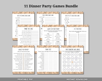 Dinner Party Games Printable, Icebreaker Questions/ Games, Adult Party Games, Fun Cocktail Party Games, Birthday Party Games, Emoji Games