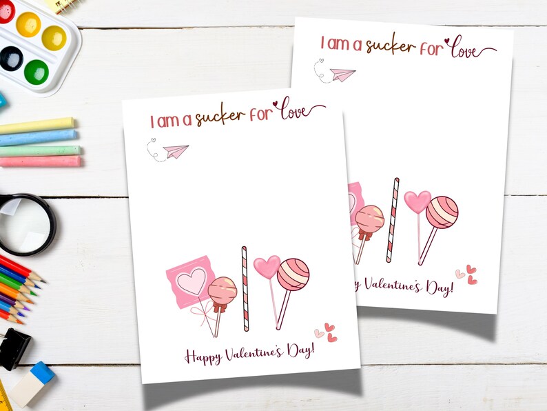 Valentines Day Handprint Holiday Crafts Printable DIY Candy Art for ...