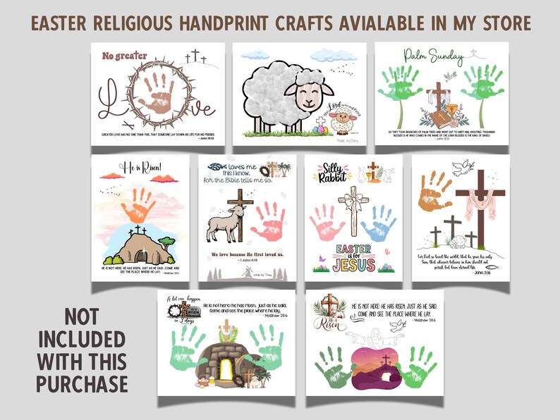 Easter Story Mini Book for Kids Printable Coloring Bible Lesson Sunday ...