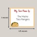 What's Your Taco Name Printable, Cinco De Mayo Party Game, Mexican ...