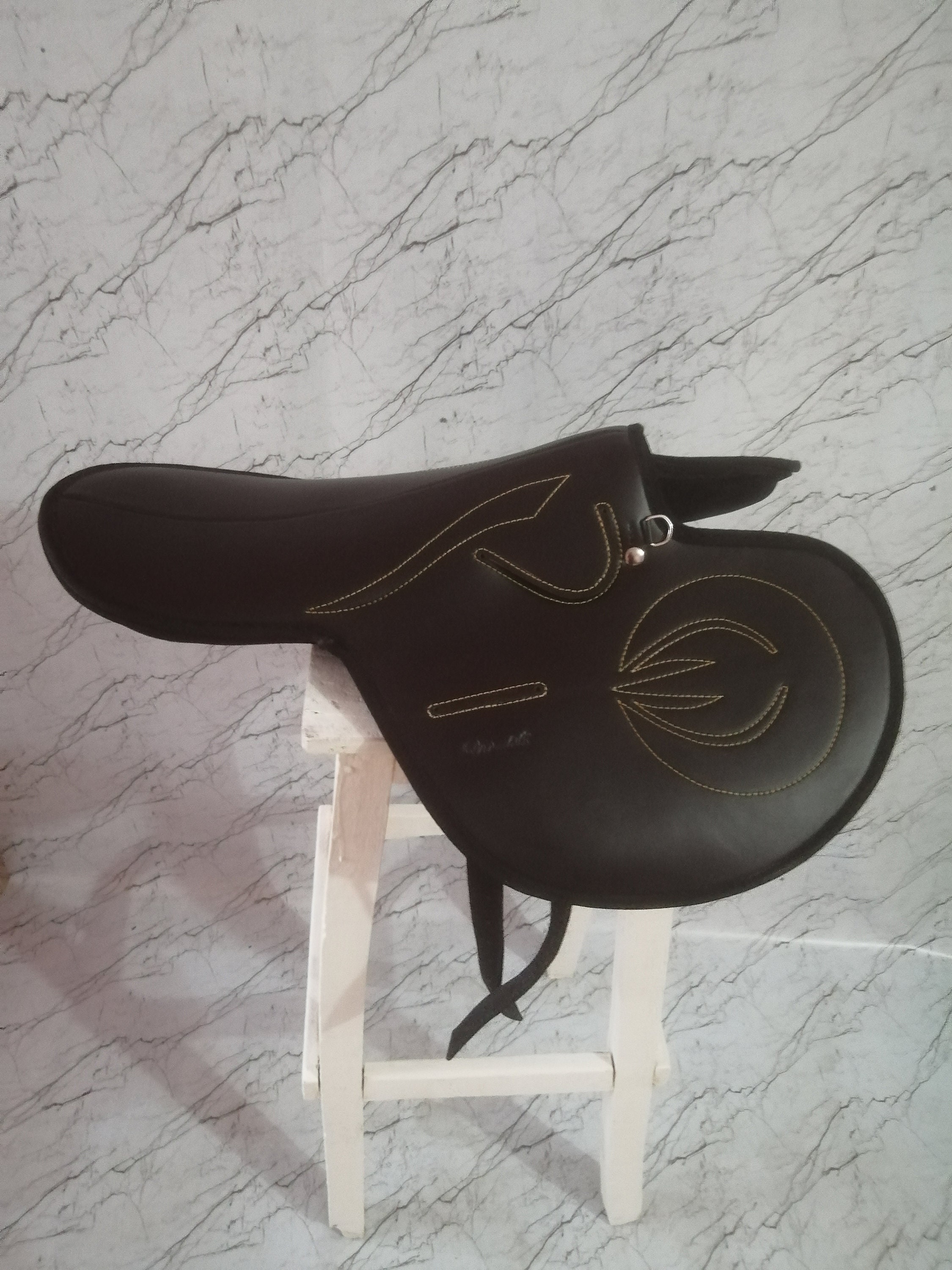 Synthetic Racing Saddle Exercise Light Weight Horse Saddle I Racing Saddle I Size 14"inch To 19"inch FREE SHIPPING
