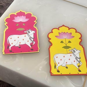 Pichwai cutout DIY cutout mdf cutout handpainted cut out indian decor
