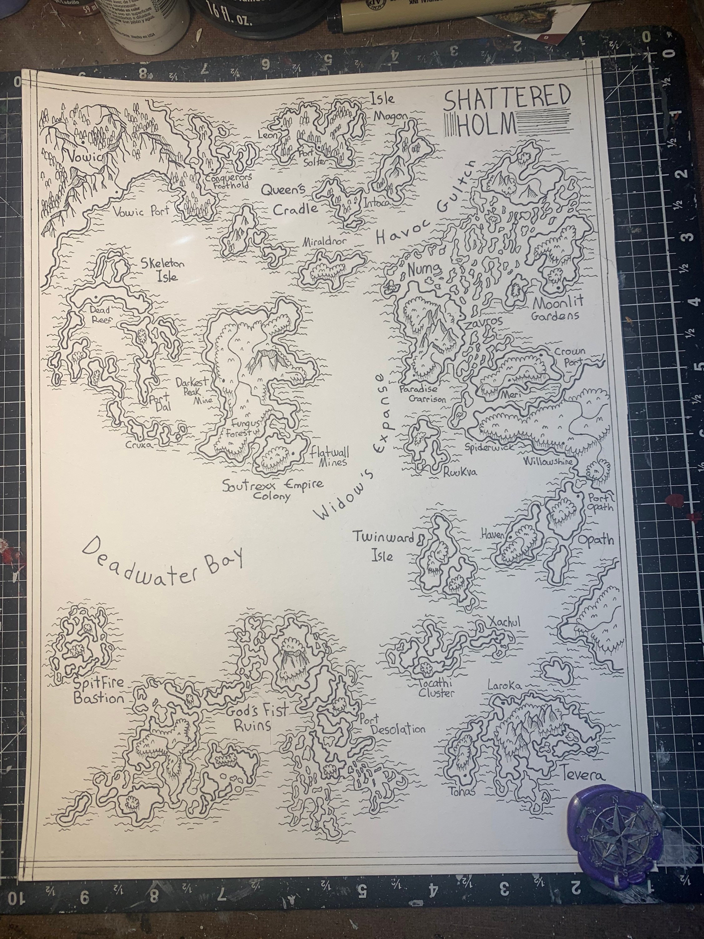 Custom Fantasy Map Tolkien Style Map Dungeon And Dragons World Map Il Fullxfull.4797459510 Lwof 