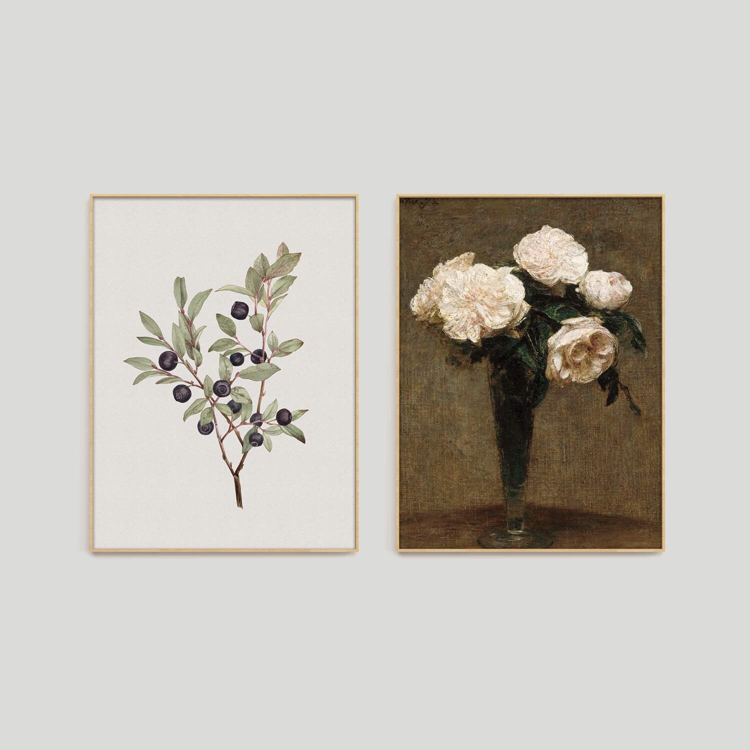 Vintage Country Art Print Set Printable Gallery Wall Cottage - Etsy