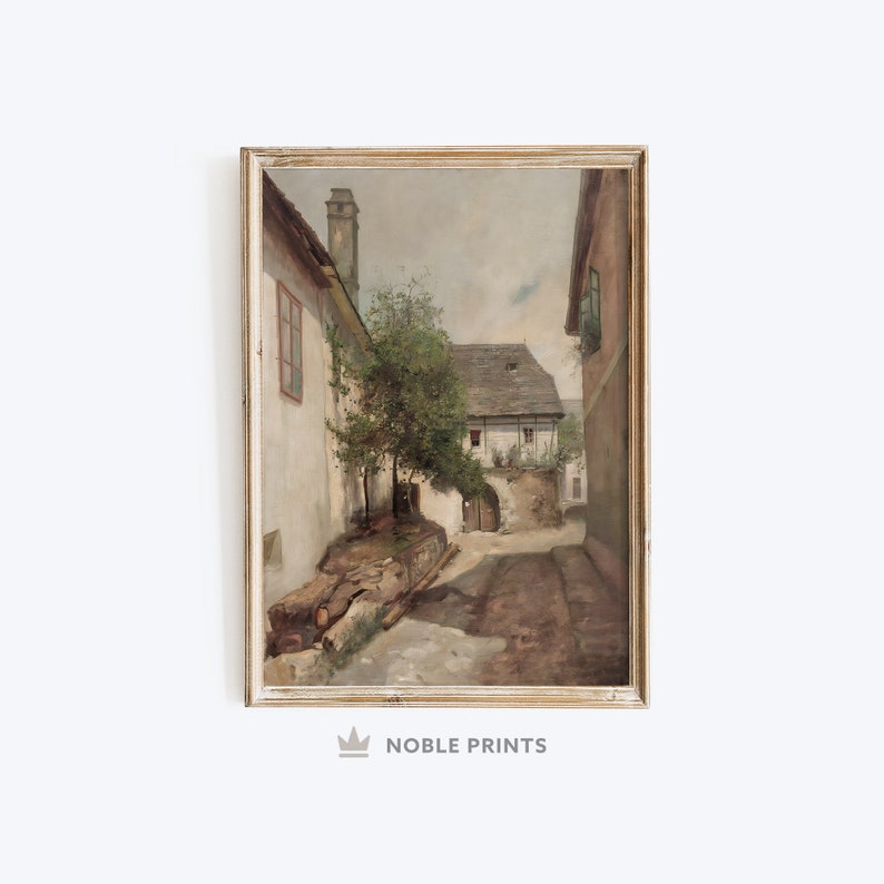 Vintage European Wall Art Printable European Painting Etsy