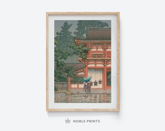 Vintage Japanese Printable Art, Minimalist Wall Decor, Japanese Art Print, Asian Printable Wall Art, Digital Wall Art Download, Printable