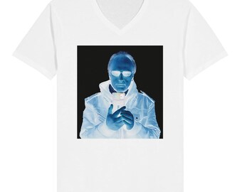 V-neck T-shirt - white