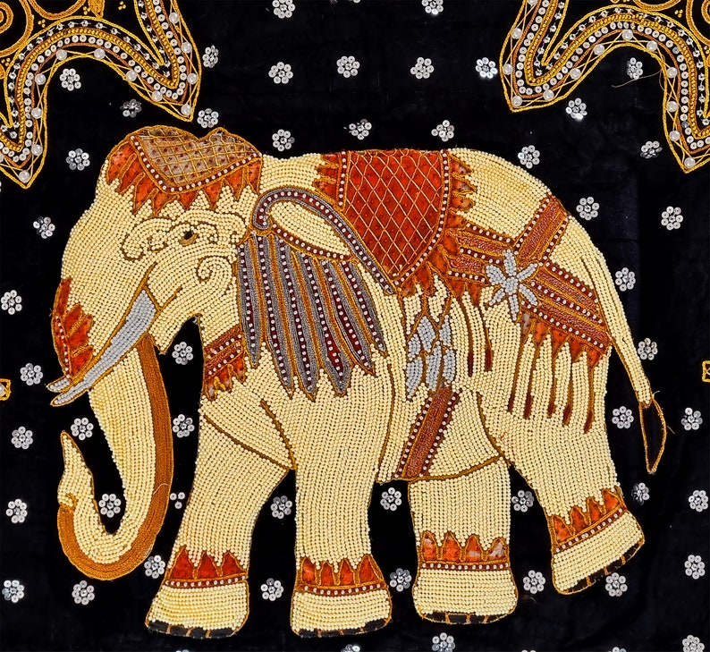 Thai Wandbehang Elefant Artikel-Nr. 00010 Als Bild Fotodatei als PDF Datei zum Download Bild 2