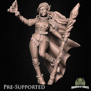 Elf Druid, Loreil Softvale | Miniatures of Madness