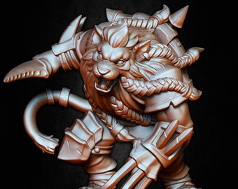 Ranar Catfolk Criminal/Miniaturas de la locura