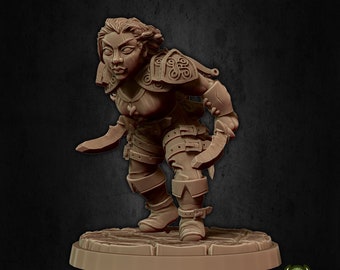 Felin Fastep, pícara enana / Miniaturas de la locura