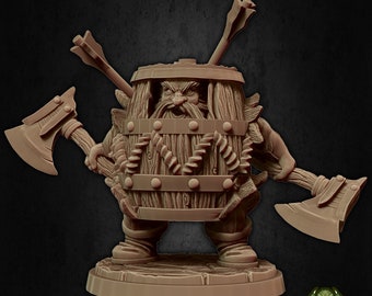 Klaus the Barrel, Dwarf Fighter | Miniatures of Madness