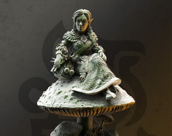 Druida mediano de esporas / Fuego y hadas / DM Stash