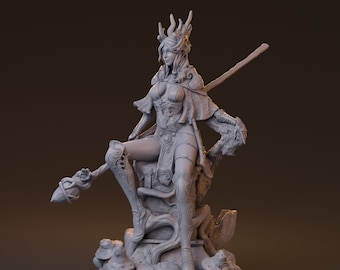 Elf Druid, Aelet Paktin | Anumaan Forests | MythReal Games