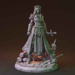 Human Cleric, Celestine | The Dark Fates | MythReal Games