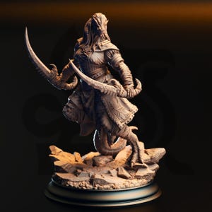 Kijaa Shadowblade - Black Dragonborn Rogue | Clash of the Dragons | DM Stash