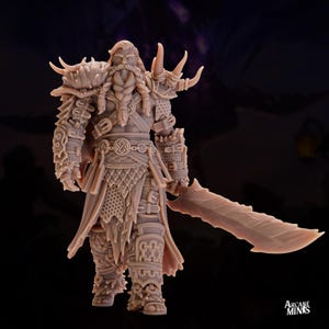 Frost Barbarian, Human Male| Arcane Minis