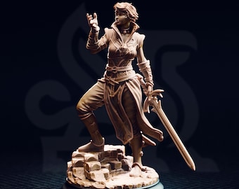 Karisia de Timberly - Hexblade semielfa / Elfos del Sol Dorado / Alijo del DM