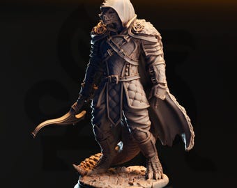 Gelzik Pad-Foot - Explorador Dragonborn Negro / Choque de Dragones / DM Stash