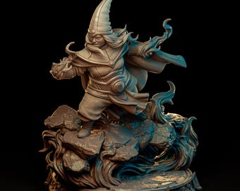 El gnomo conjurador elemental / Miniaturas del gremio de brujas