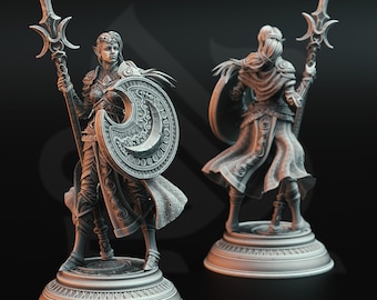 Clérigo elfo de la luna - Ninera Glynvari / Rise of the Dragon / DM Stash