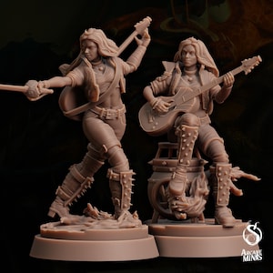 Fire Genasi Bard | Arcane Minis