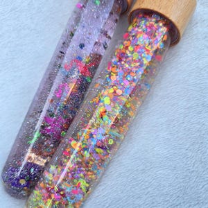 Sensory Bottles Colorful Edition | Glitter Bottles | Shaker Bottles | Sensory Toys
