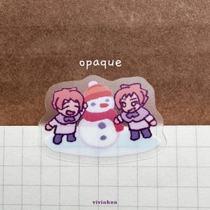 Ouran Highschool Host Club stickersheet - water resistant matte Opaque