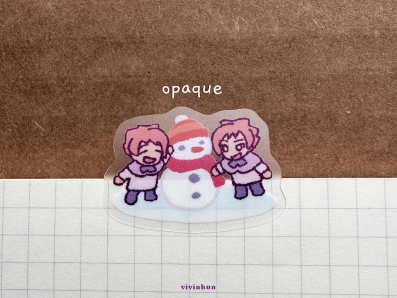 Ouran Highschool Host Club stickersheet - water resistant matte Opaque