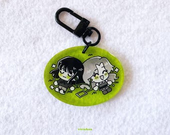 The guy she was interested wasnt a guy MitsuAya Acrylic Charm Keychain