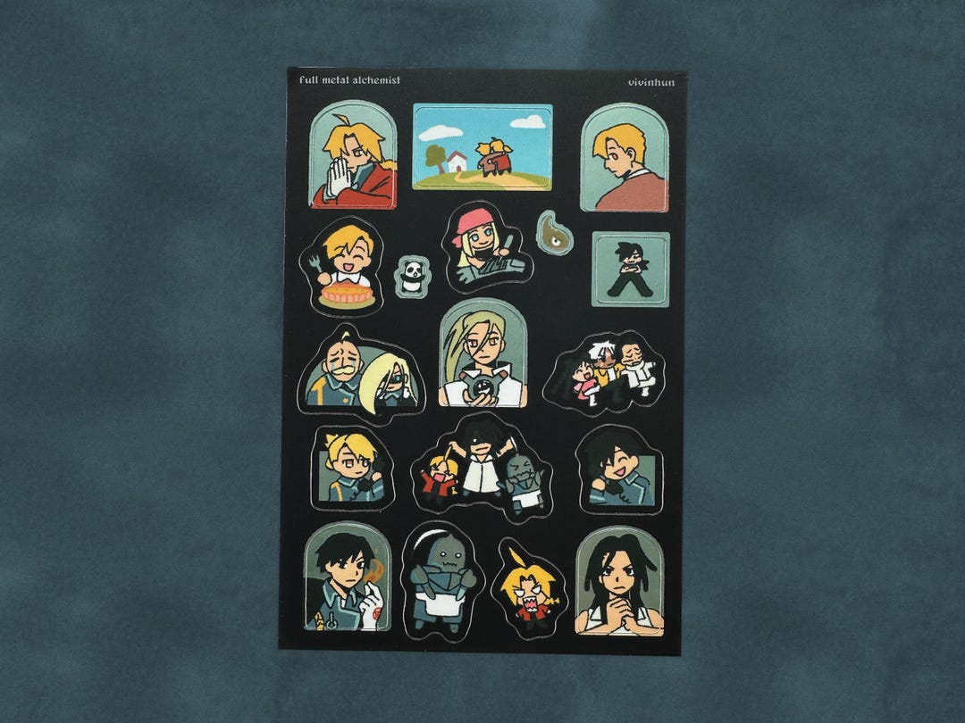 Fmba Sticker Fmab Stickersheet - Water Resistant Matte - Etsy