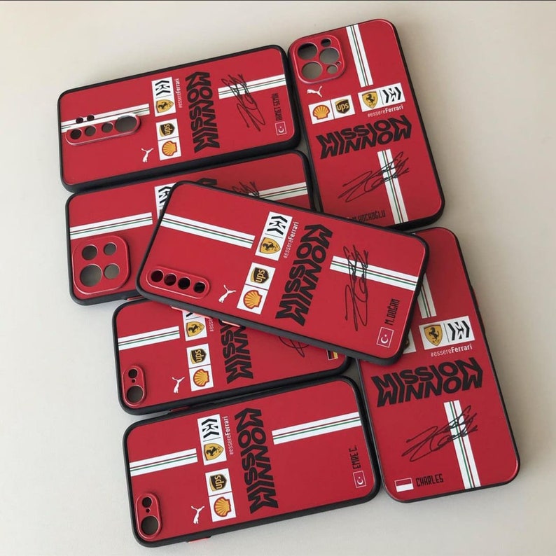 Formula 1 Phone Cases Ferrari F1 Iphone 12 Phone Cases Etsy
