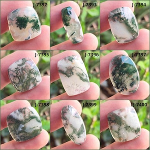 Cabochon van mosagaat, groene mosagaat, perencabochon, mosagaat, mosagaatsteen, natuurlijke mosagaat, cabochon mos, losse edelsteen