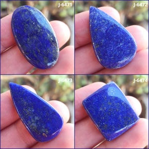 Natural Lapis Lazuli Cabochon, Lapis Lazuli Gemstone, Smooth Flat Back Polished Lapis Lazuli, Lapis Lazuli Stone, Mix Shape lapis lazuli #JJ