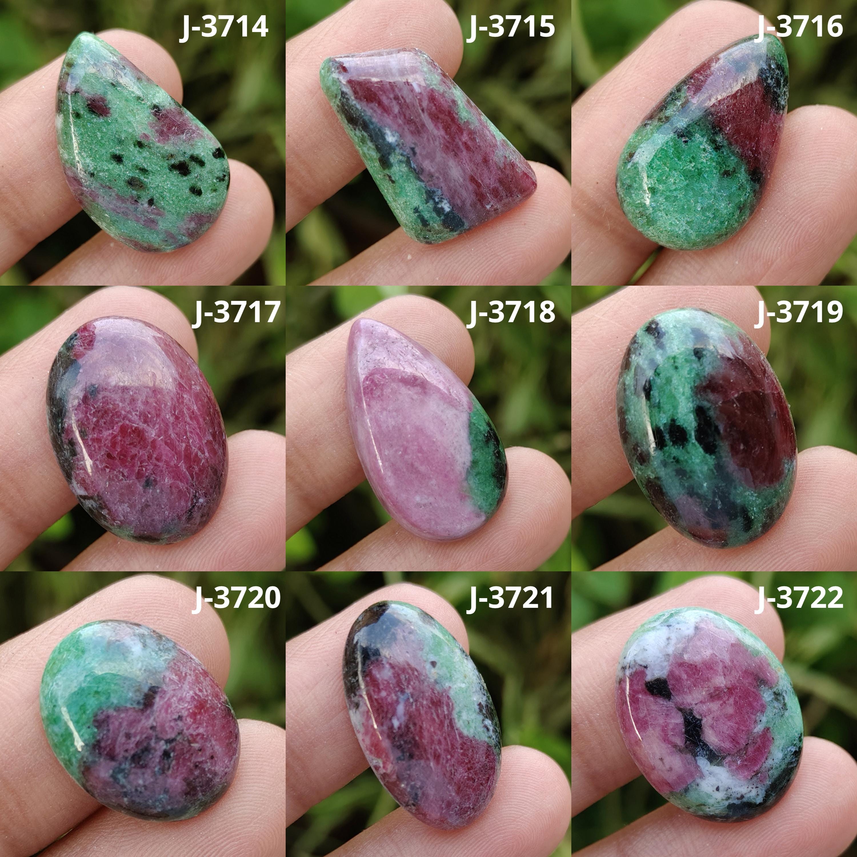 Ruby Zoisite, Ruby in Zoisite, Anyolite, Fancy Shape Ruby