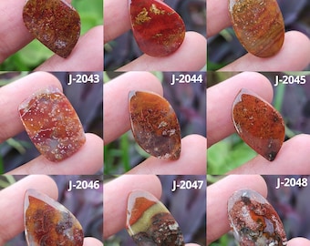 Rare Red Moss Agate Cabochon, Red Moss Agate Gemstone, Moss Agate Gemstone, Loose Moss Agate, Cabochons, Wholesale Price Jewelry Stones